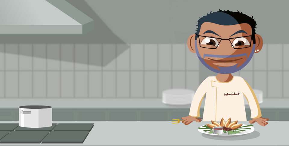Restaurant animated commecial
